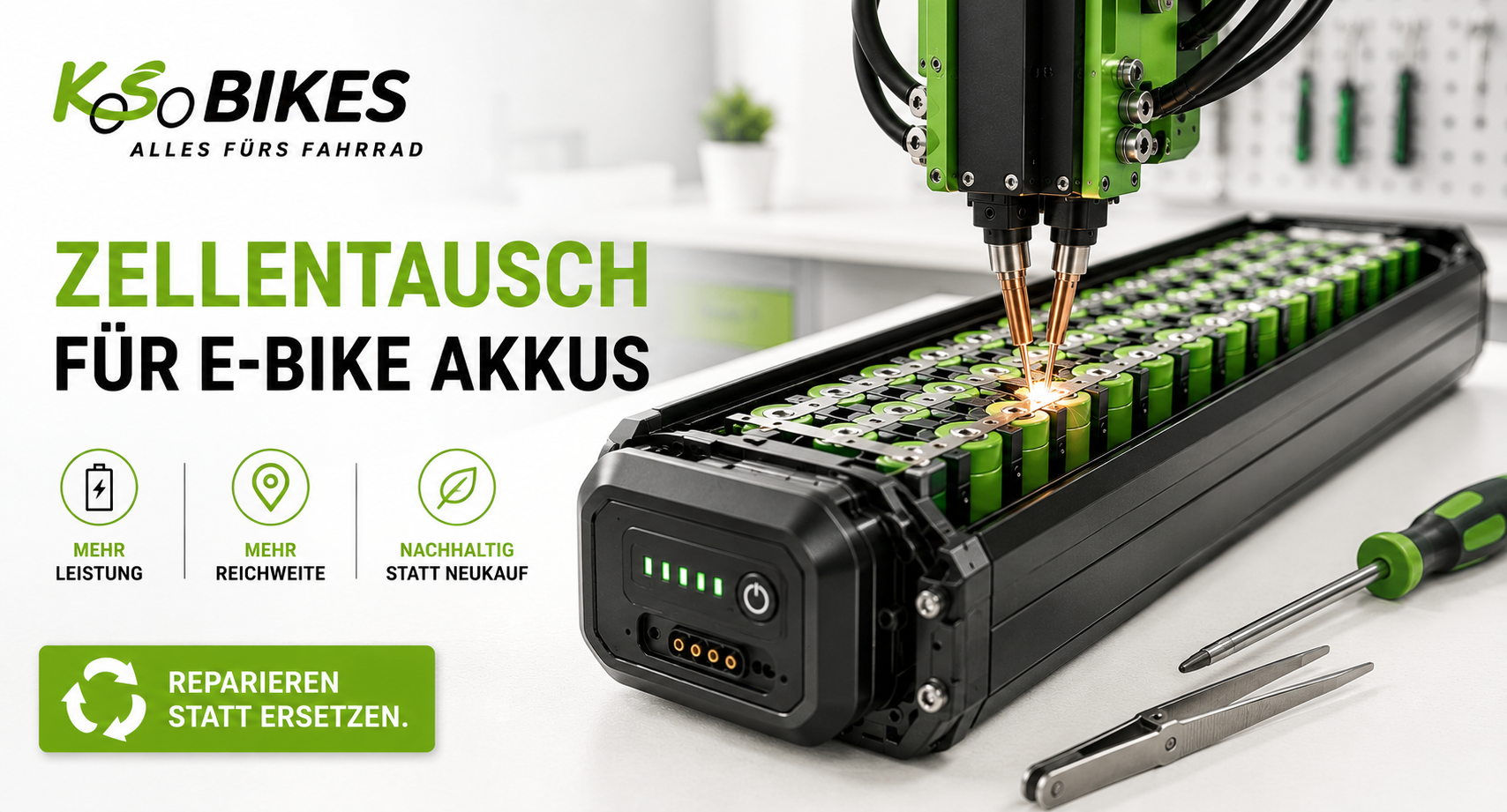 Akku Zellentausch & Reparatur